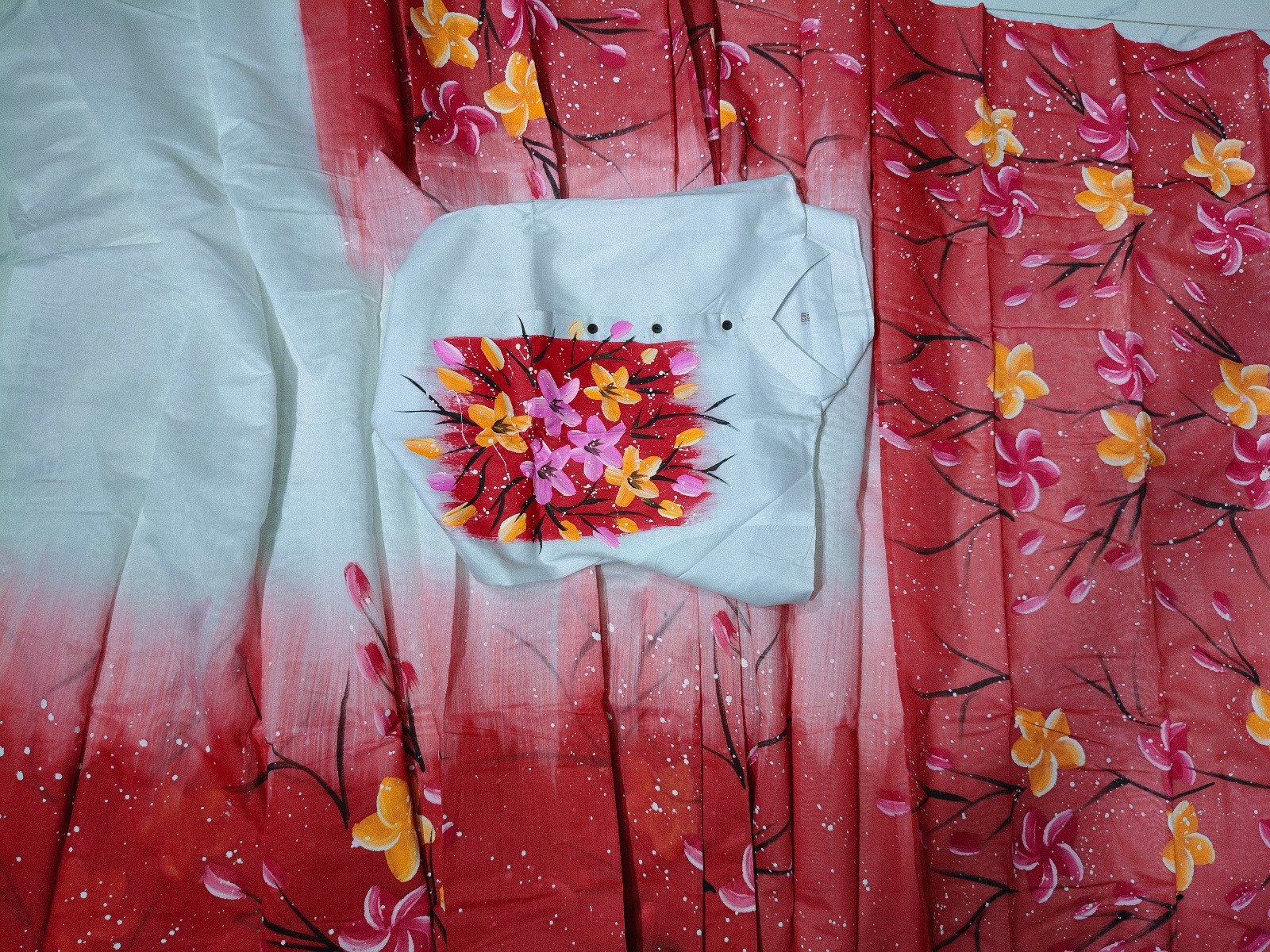 হ্যান্ড প্রিন্ট কাপল সেট